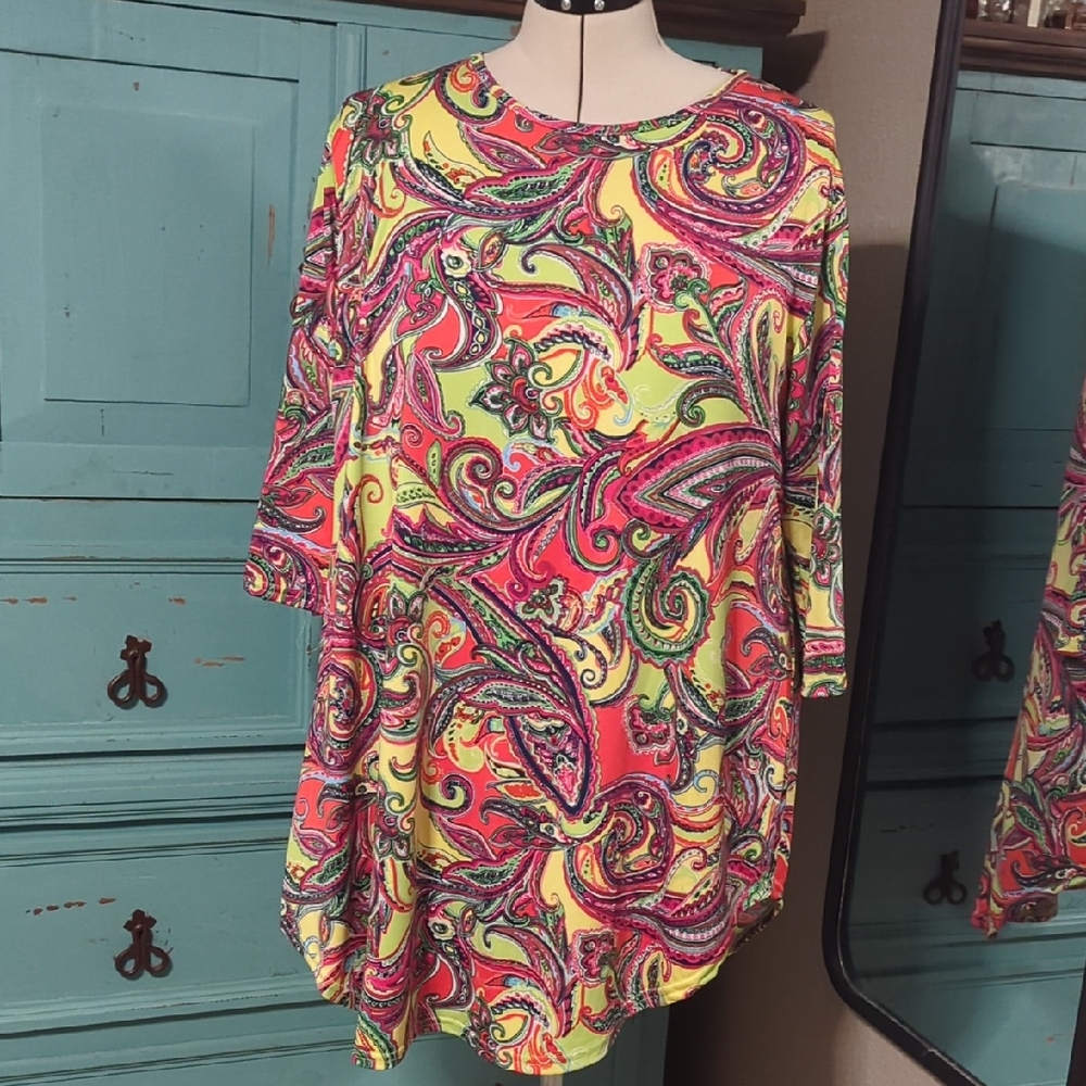 Colorful Paisley Women's Tunic
